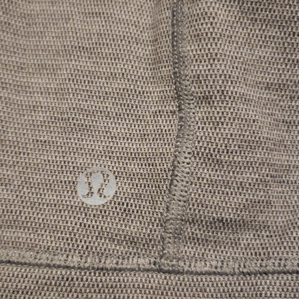 Lululemon In Stride High Neck Jacket Gray& White 2 - Picture 6 of 6